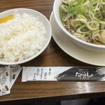 たかばしラーメン 亀岡店 - 袋ニンニク投入