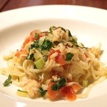 オステリア・オリエーラ - Apr, 2014 ズワイガニとズッキーニのバヴェッティーニ