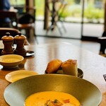 ホテルインディゴ軽井沢 - 料理写真:ランチ4コース5600円（サービス料1171円、10%税1018円込み）