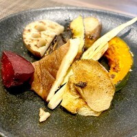 やさいや 鉄板焼野菜 赤坂店 - 旬のやさい、きのこ