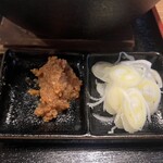 古炉奈 - おしぼりうどん 1,100円 (信州味噌、白刻み葱)