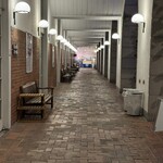 倉敷アイビースクエア - 【初日夜】食後、西門から帰って来ました♪