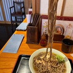 一寸亭 - え？★肉そば（冷・850円税込）★