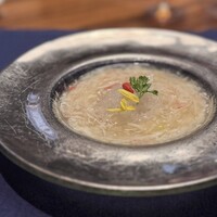 中国料理 「チャイナブルー」 コンラッド東京 - ◉ツバメの巣と蟹のとろみスープ