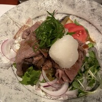 個室居酒屋 番屋 神田駅前店 - 黒毛和牛のサーロイン冷しゃぶ