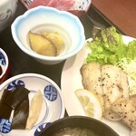 村食堂　おとと村 - 日替わり定食（鰆のバター焼き）　1200円