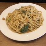 キッチンYAMITUKI - カレースパゲッティ＋小松菜トッピング