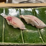 地魚料理・鮨 佐々木 - 活イサキ 480円(税込)/カイワリ 500円(税込)