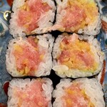 地魚料理・鮨 佐々木 - トロたく巻 時価