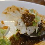 キッチン ブルー グローブ - サラダとカレー