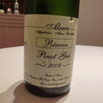 レストラン ラ フィネス - 2009　Pinot Gris Reserve Domeine Gerard Schueller