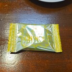 キッチン ブルー グローブ - お菓子のアップ