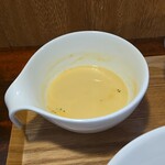 キッチン ブルー グローブ - 最後のスープ