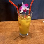 天ぷらバル 天むす 銀座 たけぞう - 恋マンゴージュース