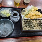 そば処 瀧乃家 - 「天ざる」一式