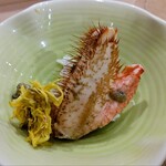 鮨 恭大 - 石巻産毛ガニ、1kg超えの大物です。