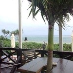 島野菜カフェ Re:Hellow BEACH - 店からキレイな海が見えます
