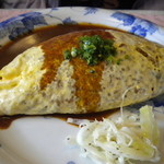 レストラン三ツ星 - デミソースが絶品！オムライス！