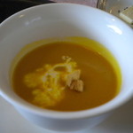 レストラン三ツ星 - この日は、かぼちゃのスープ。
