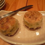 ふじかけ - 韮饅頭、食感はギョーザ