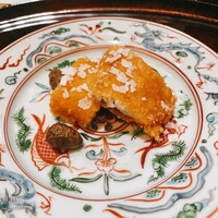 しらゆき - カマスの一夜干しのおかき揚げ