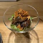 鮨バル 月のね - お通し～うざく