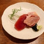 釜めし菜時記 さき亭 - 中トロ裏返したところ