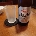 釜めし菜時記 さき亭 - 瓶ビールと冷え冷えグラス