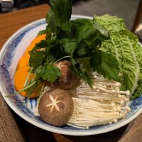 豚捨 KITTE丸の内店 - コースの野菜