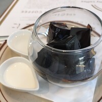 Aging beef ＆ Specialty coffee THE三本 - 自家製コーヒーゼリー