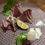 酒菜 山もと山もと - カツオたたき