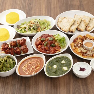 スパイシーな料理が揃うマサラコース！飲み放題付き2,980円