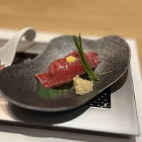 神戸牛 しゃぶしゃぶ おもき 離れ 銀座店 - 神戸牛肉寿司！