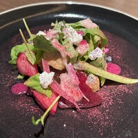 JAM17 DINING - 赤い根菜のマリネと鰤のアグロドルチェ