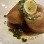 夜木 - 白子の春巻き　一本