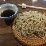 そば小川 - ジャストの新蕎麦で少し青く感じます