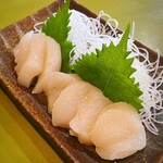 柿源 - ホタテ刺し