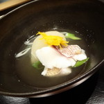 日本料理 楽心 - 炊き合わせ　かぶと鯛