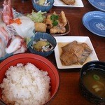 Kani Kani Tei - 盛り合わせ定食2000円（税別）
