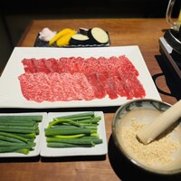 和牛料理 要 - 黒毛和牛石焼