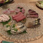 炭味旬菜 収穫 - お刺身盛り合わせ3人前