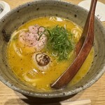焼鳥 登鶏 - 鶏醤油白湯ラーメン
