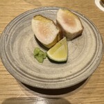 焼鳥 登鶏 - むね肉のたたき