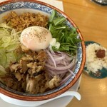 鶏白湯専門店 カネオカラーメン - 混ぜそば+ダイブメシ