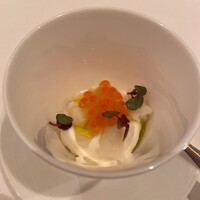 リストランテ カノフィーロ - カリフラワーのムースとイクラ