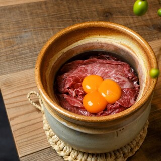 〆には季節の土鍋ご飯を