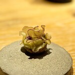 マンサルヴァ - サツマイモと、いわゆるブーダンノワール。
      季節に相応しい、ホックリしたお味♪