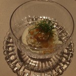 ロワゾー・パー・マツナガ - 2014/05　カリフラワー・雲丹・蟹