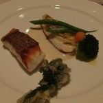 ロワゾー・パー・マツナガ - 2014/05　真鯛　レモンをきかせた白ワインソース