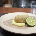 奈良屋町 青 - 松茸のクリームコロッケ